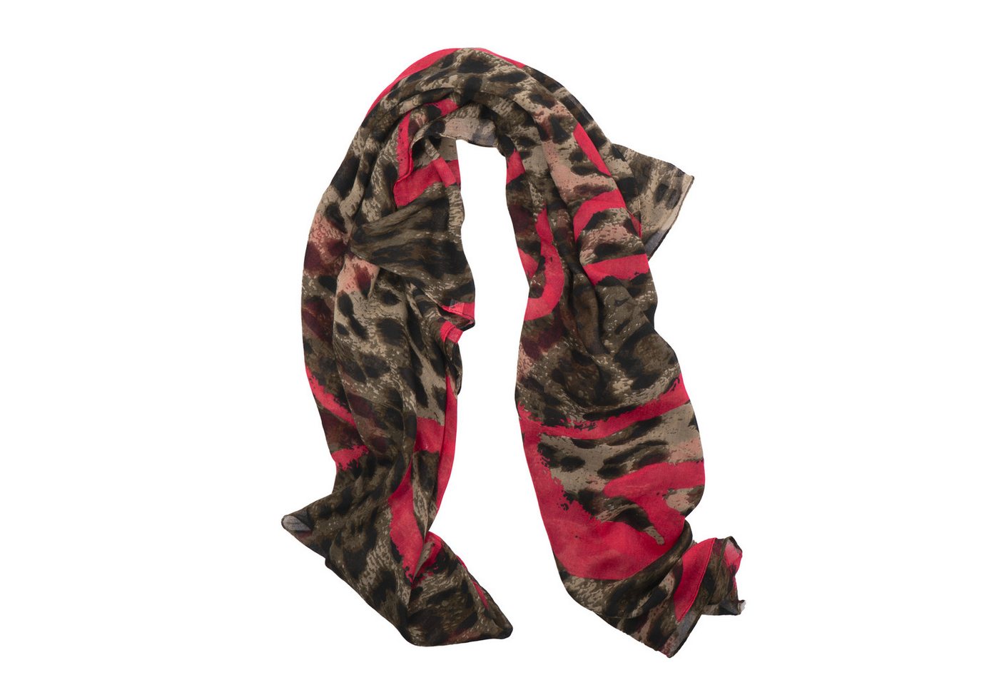 Passioni Schal mit abstraktem Leoparden-muster von Passioni