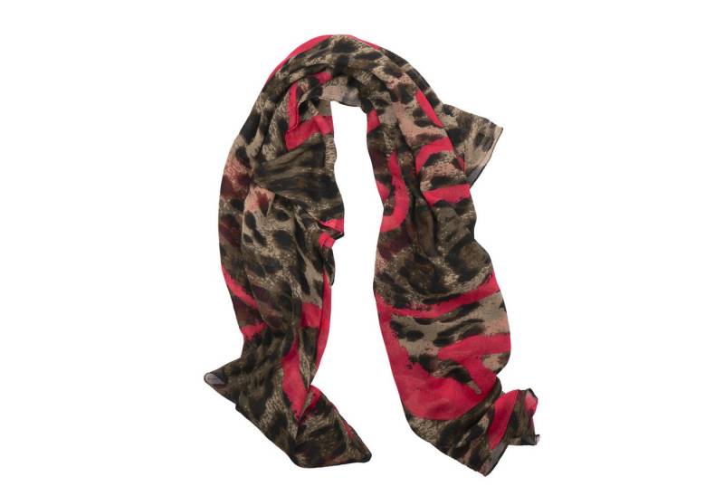 Passioni Schal mit abstraktem Leoparden-muster von Passioni
