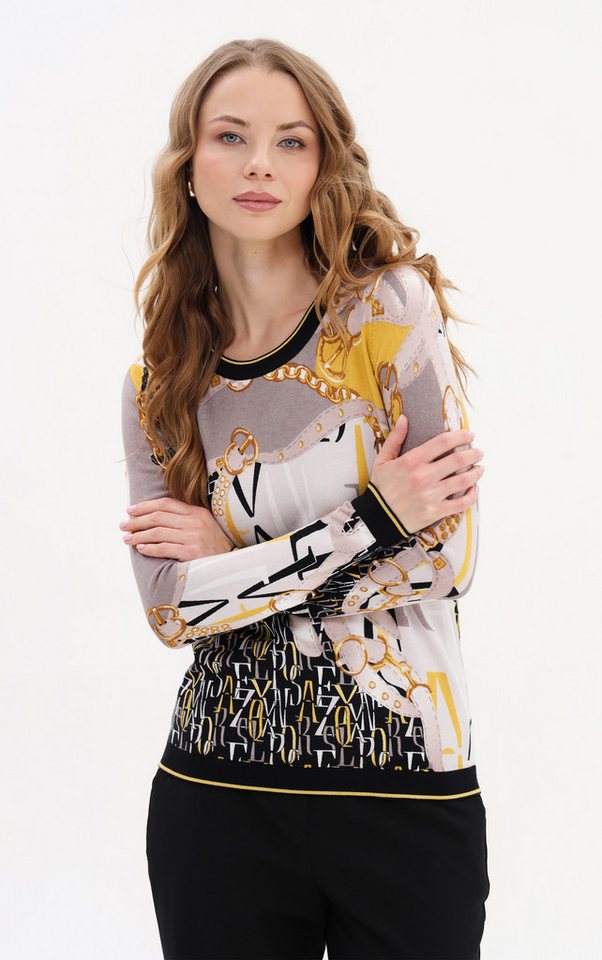 Passioni Strickpullover aus Strick im Mustermix von Passioni