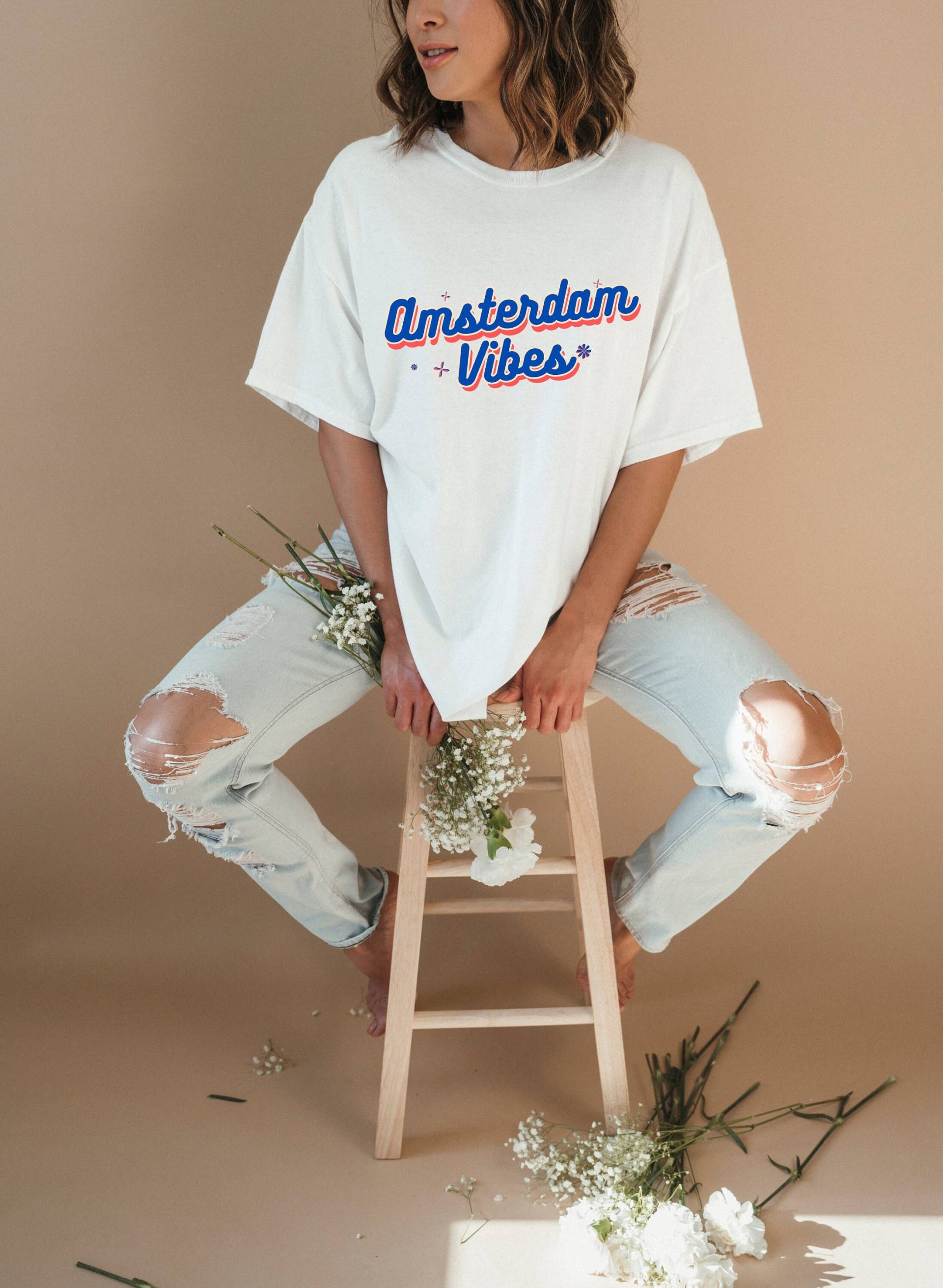 Amsterdam Shirt, Vibes Tshirt, Trip Unisex Shirt Amsterdam Shirt, Vibes Tshirt, Trip Unisex Shirt von PassportWanderers