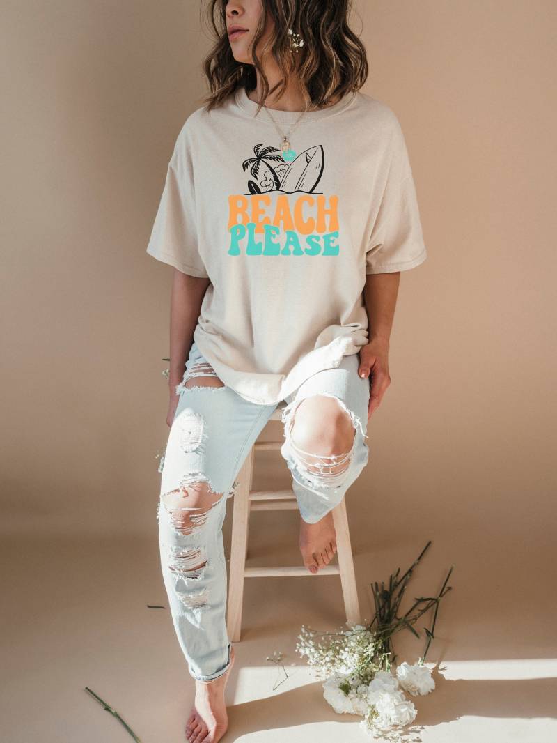 Beach T-Shirt, Springbreak Please Shirt, Fun Vacation Shirt von PassportWanderers