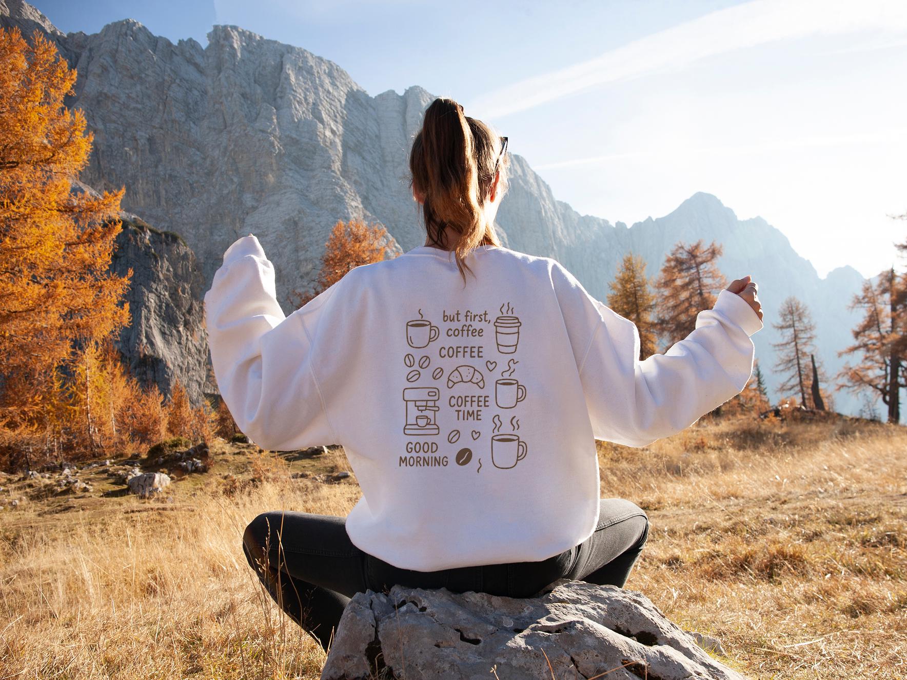 Coffee Lover Sweatshirt, Kaffee Sweater, Time, Barista Style, Addict, Cozy Jumper Coffee Lover Sweatshirt, Kaffee Sweater, Time, Barista Style, Addict, Cozy Jumper von PassportWanderers