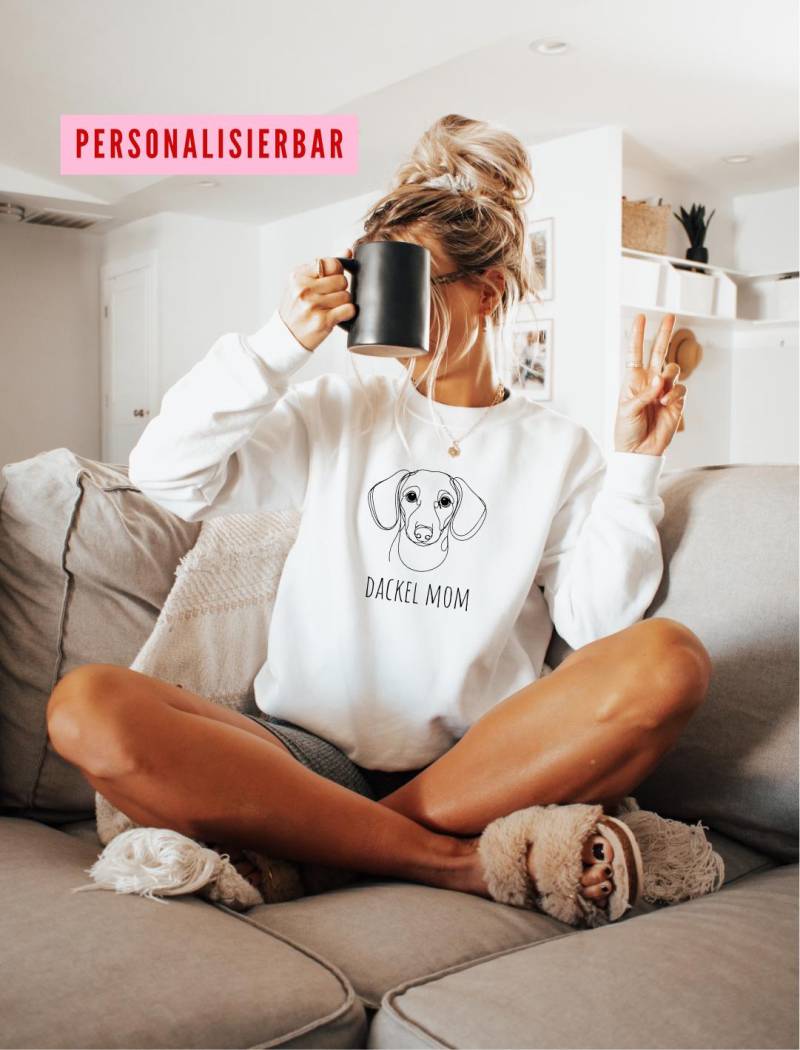 Personalisierbares Dackel Sweatshirt, Hundebesitzer Geschenk, Custom Dog Shirt, Pullover von PassportWanderers