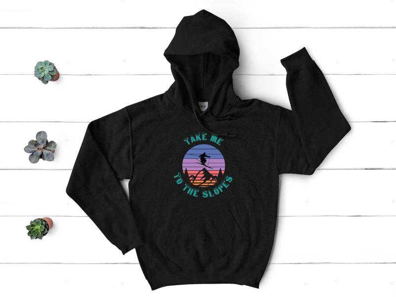 Skiing Hoodie, Take Me Back To The Slopes Winter Cozy Sweatshirt, Travel Unisex Vacation Skiing Hoodie, Take Me Back To The Slopes Winter Cozy Sweatshirt, Travel Unisex Vacation von PassportWanderers