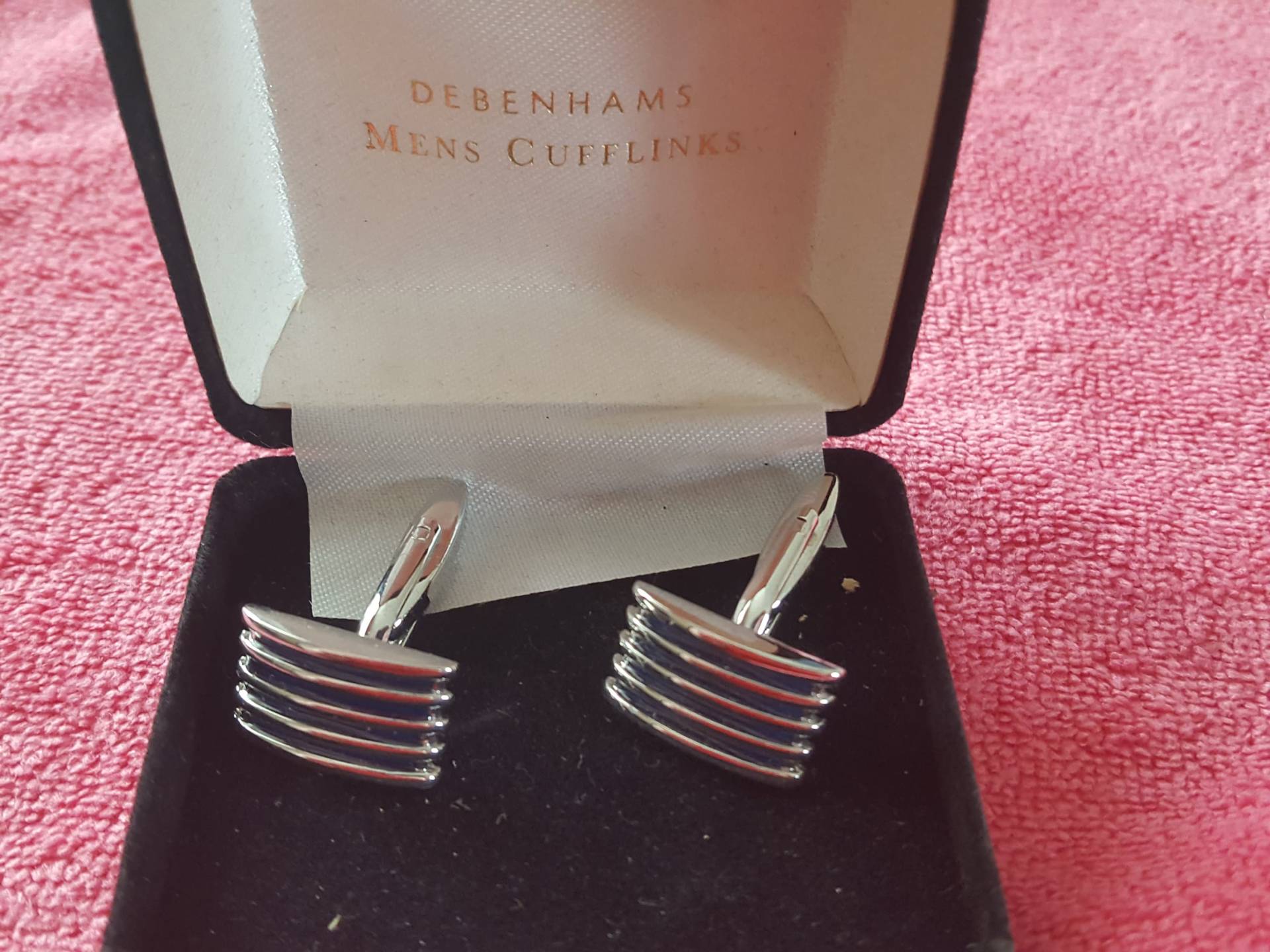 Vintage Debenhams Manschettenknöpfe, Herren Boxed Set, Bräutigam, Accessoires von PastNFutureUK