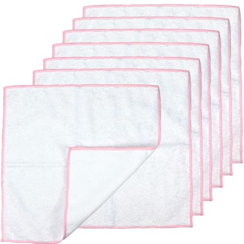 Pastaclean® Kosmetiktücher antibakteriell (7 Stück) Abschminktücher wiederverwendbar | Hochwertige Mikrofaser zum Abschminken | Waschbare Kosmetik Tücher Make-Up Entferner für die Gesichtsreinigung von Pastaclean