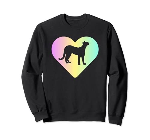 Pastell Cougar Herz Mädchen oder Damen Sweatshirt Pastell Cougar Herz Mädchen oder Damen Sweatshirt von Pastel Animal Apparel Co