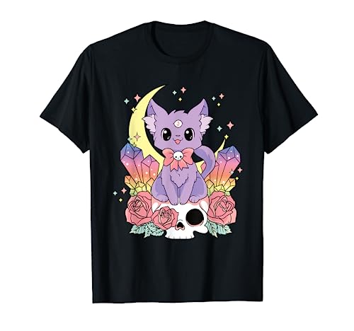 Pastel Goth Cat Girl T-Shirt von Pastel Goth by - Sugar Kai