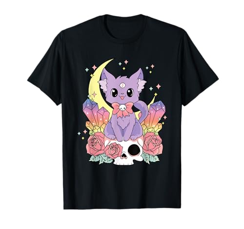Pastel Goth Cat Girl T-Shirt von Pastel Goth by - Sugar Kai
