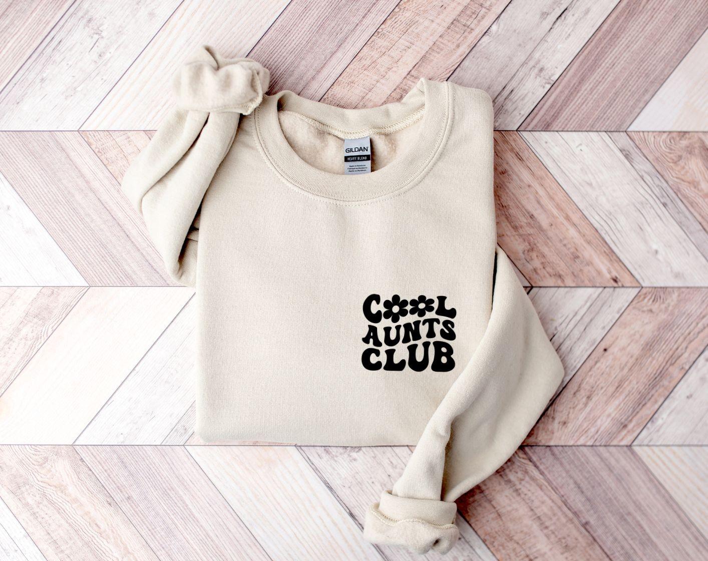 Cool Aunts Club Sweatshirt | Du Wirst Tante Hoodie Schwangerschaft Geschenk Patentante Baby Verkünden von PastelLoveDesign