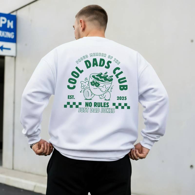 Cool Dads Club Pullover - Geschenk Für Werdende Väter Lässiges Sweatshirt Personalisierbar Weihnachts- & Geburtstagsgeschenk Papa von PastelLoveDesign