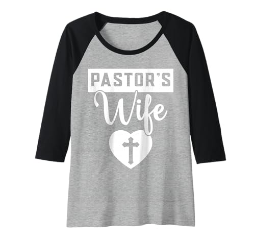 Damen Pastors Frau Pastor Frau Raglan von Pastor funny pastor sayings