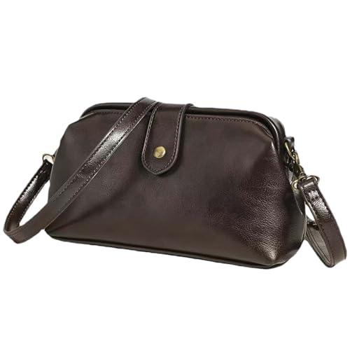 Frauen Retro Leder Handtasche | Arztpu -Leder -Retro -Arzttasche Geldbörse für Frauen Mädchen Vintage Crossbody Taschen mit Schnallen Fashion Umhängetasche Telefon Geldbeutel Handtaschen für tägliche von Pastoralist