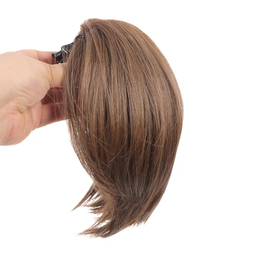 Klauenclip Ponytail Extension 8.7 'Realistischer natürlicher Clip in Pferdeschwanz DIY-Hitzeresistenten Faserperücke für Frauenfrisur, Brown, auf Pferdeschwänzen für Frauen von Pastoralist