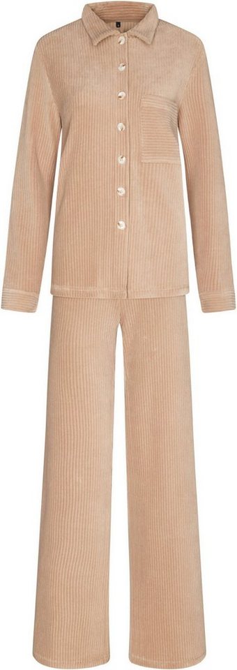 Pastunette Hausanzug Damen Cord Homewearanzug (2 tlg) Modisches Design von Pastunette