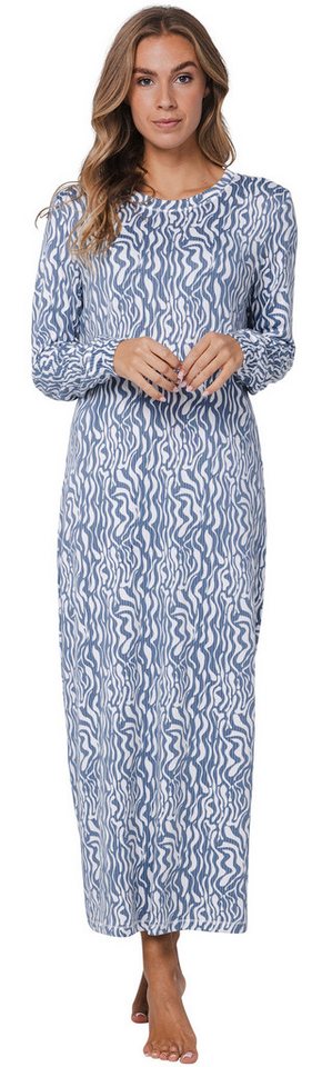 Pastunette Nachthemd Damen Schlafshirt lang (1-tlg) Modisches Design von Pastunette