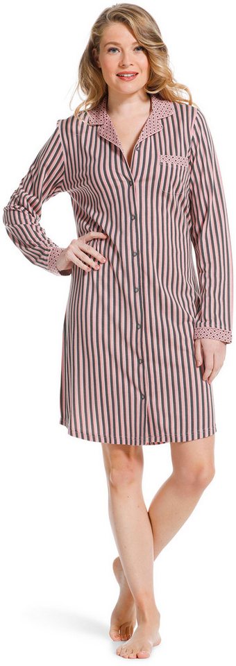 Pastunette Nachthemd Modisches Damen Nachthemd geknöpft (1-tlg) geknöpft von Pastunette