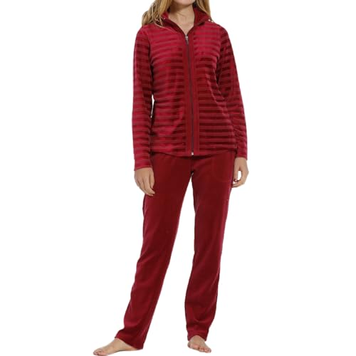 Pastunette - Nikki - Homewear Anzug (48 Dark Red) von Pastunette