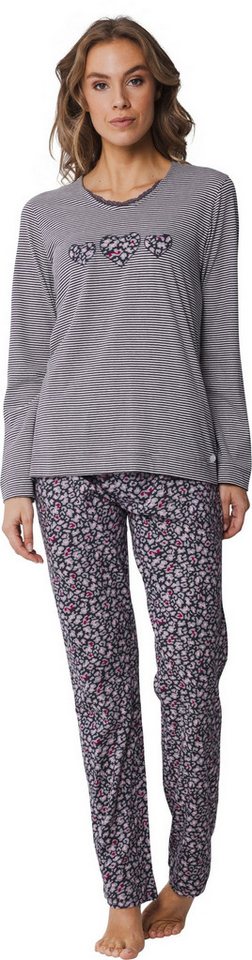 Pastunette Schlafanzug Damen Pyjama lang (2 tlg) von Pastunette
