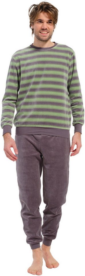 Pastunette Schlafanzug Herren Nikki Pyjama (2 tlg) Kuschelige Qualität von Pastunette