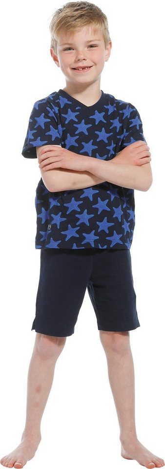 Pastunette Schlafanzug Jungen Shorty mit Sternen (2 tlg) Baumwolle von Pastunette