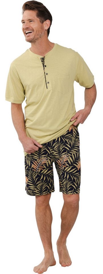 Pastunette Shorty Herren Pyjama modisch lurz (2 tlg) Baumwolle von Pastunette