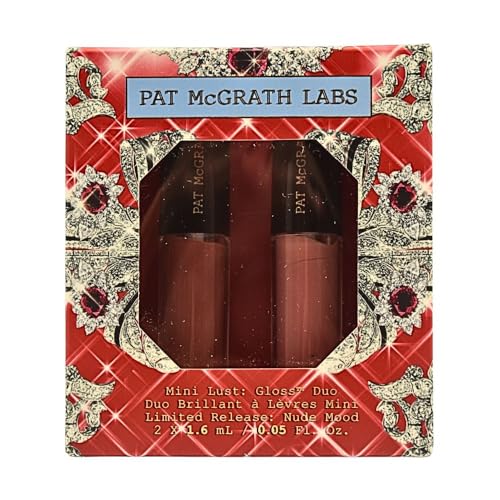 Mini Lust Gloss Duo Limited - Nude Mood by Pat Mcgrath Labs for Women - 2 Pc 0.035oz Mini Lust Gloss - Nude Venus, 0.035oz Mini Lust Gloss - 6 Flesh von Pat McGrath Labs