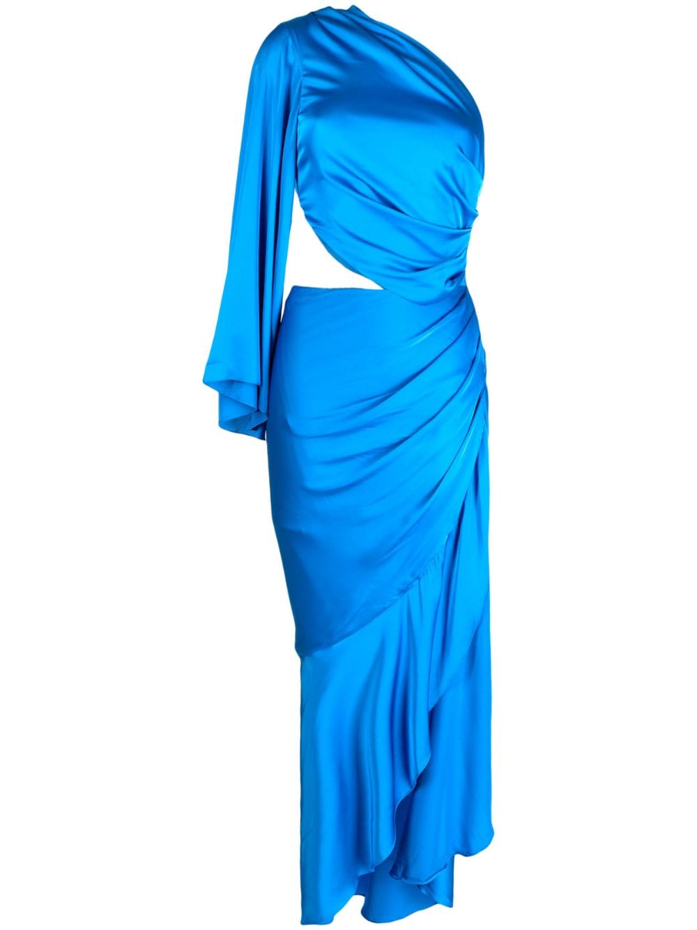 PatBO Drapierte One-Shoulder-Kleid - Blau von PatBO