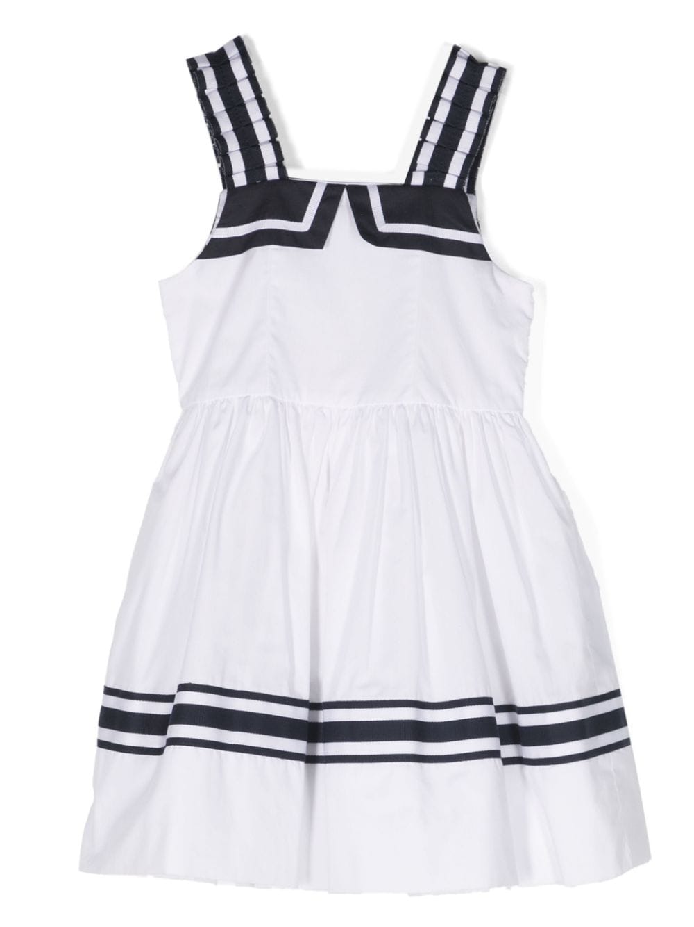 Patachou Ärmelloses Kleid mit eckigem Ausschnitt - Weiß von Patachou