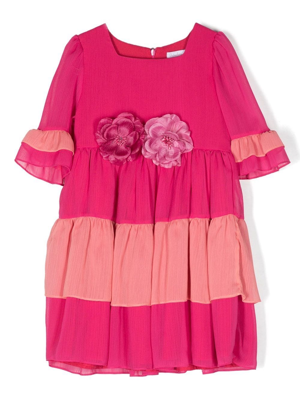 Patachou Ausgestelltes Kleid mit Blumenapplikation - Rosa von Patachou