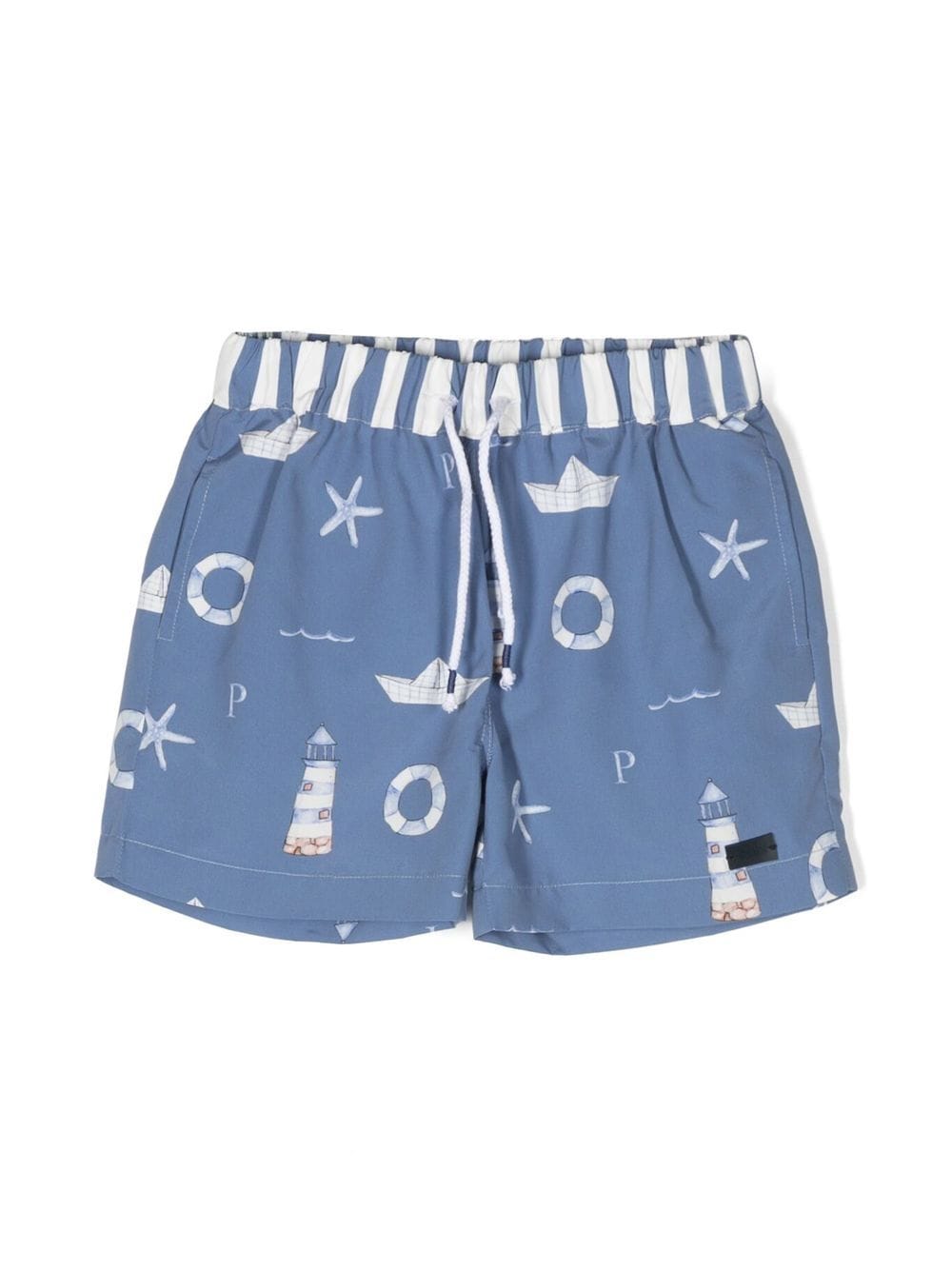 Patachou Badeshorts mit Marine-Print - Blau von Patachou