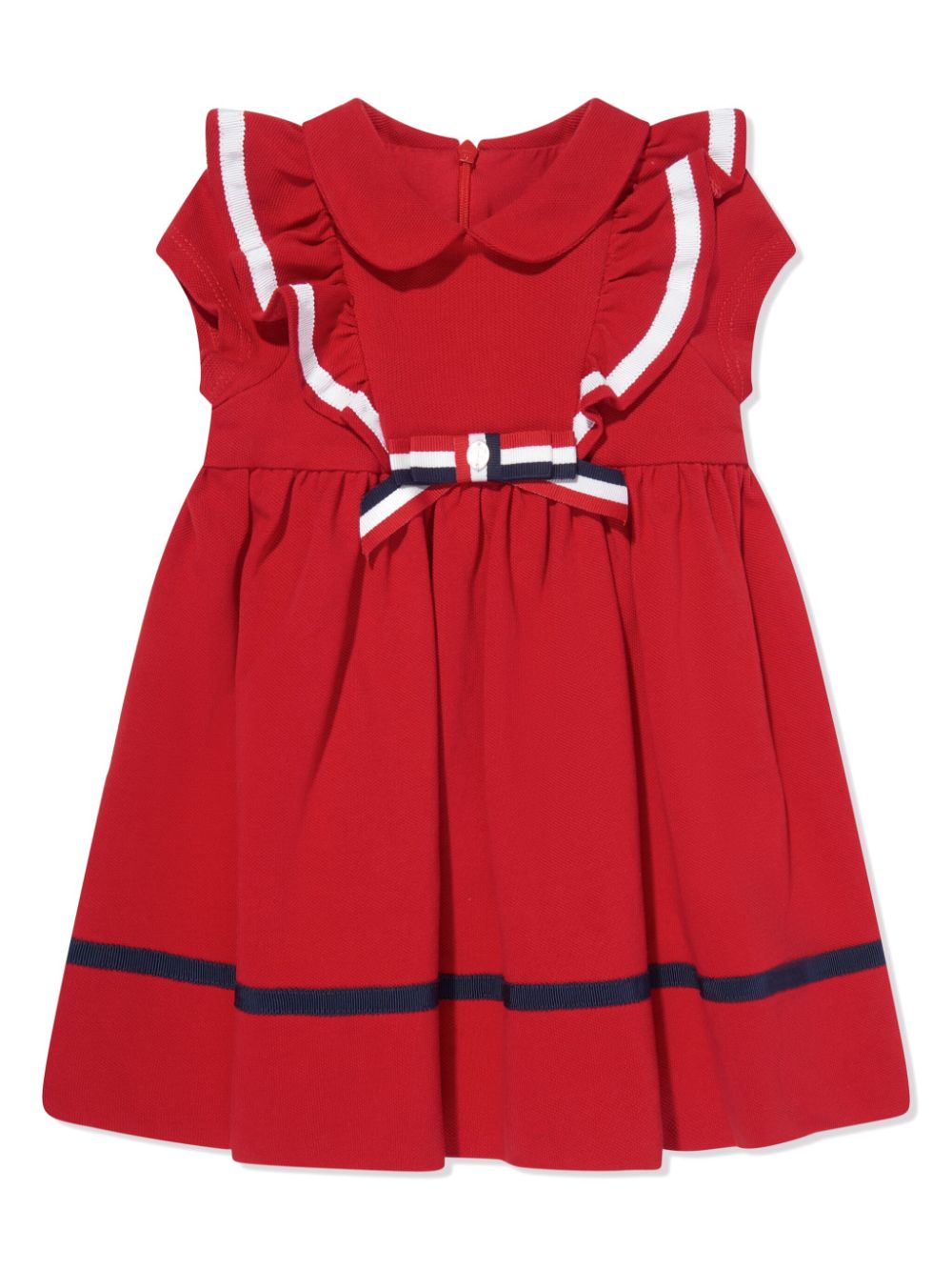 Patachou Kleid mit Rüschenbesatz - Rot von Patachou