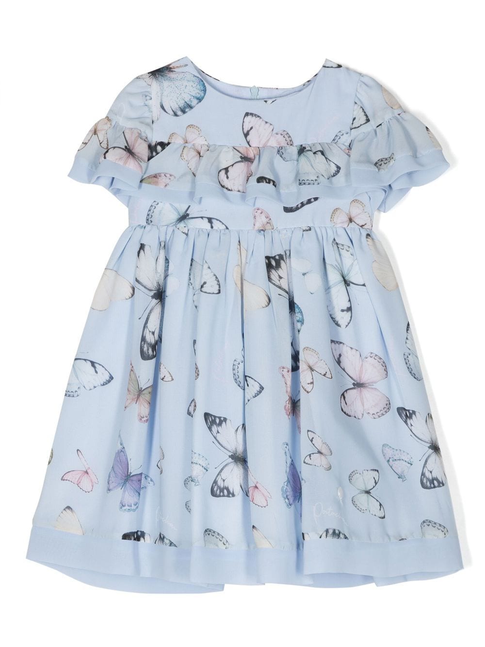 Patachou Kleid mit Schmetterlingen - Blau von Patachou
