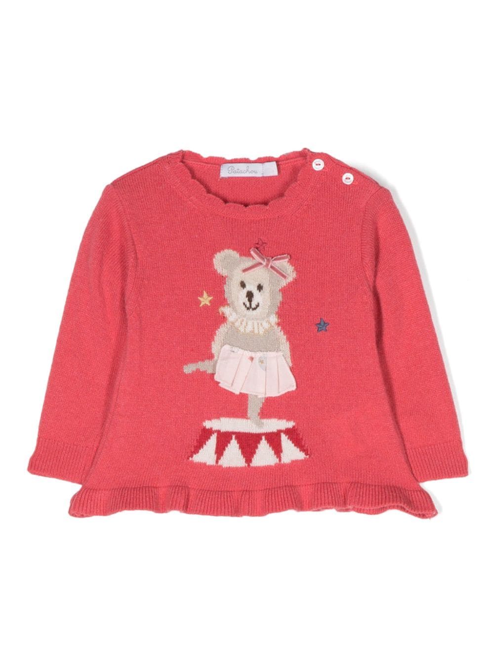 Patachou Pullover mit Intarsienmuster - Rosa von Patachou