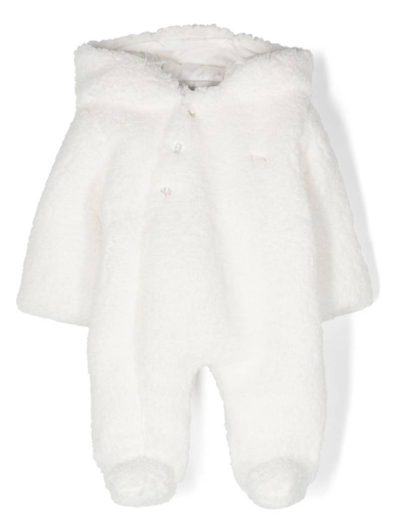 Patachou Shearling-Pyjama mit Kapuze - Weiß von Patachou