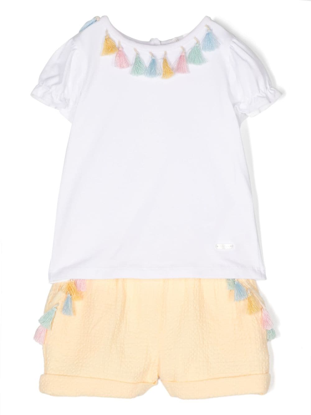 Patachou Short-Set mit Quastendetail - Weiß Patachou Short-Set mit Quastendetail - Weiß von Patachou