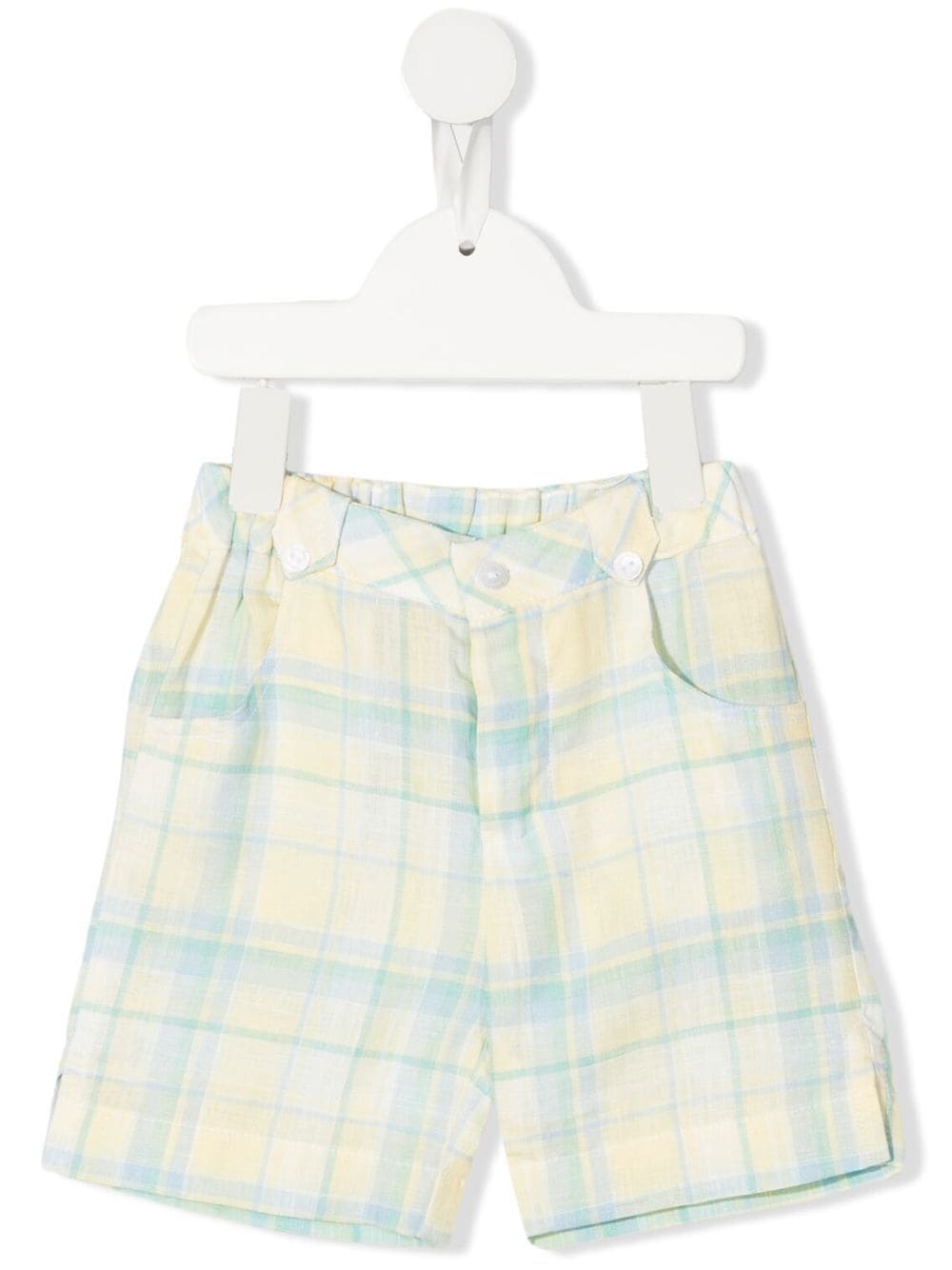 Patachou Shorts mit Karomuster - Gelb von Patachou