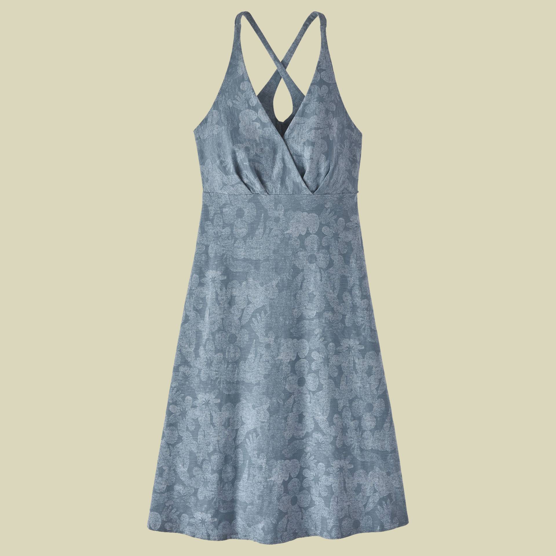 Amber Dawn Dress Women grau L - channeling spring:light plume grey von Patagonia