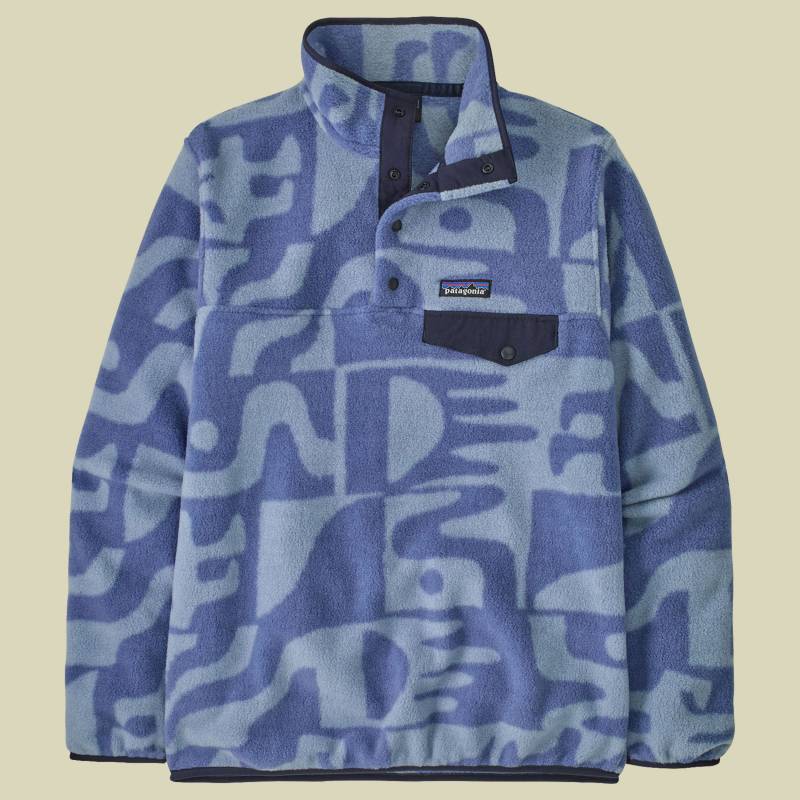 Lightweight Synch Snap-T Pullover Women blau M - mother tree/barnacle blue von Patagonia