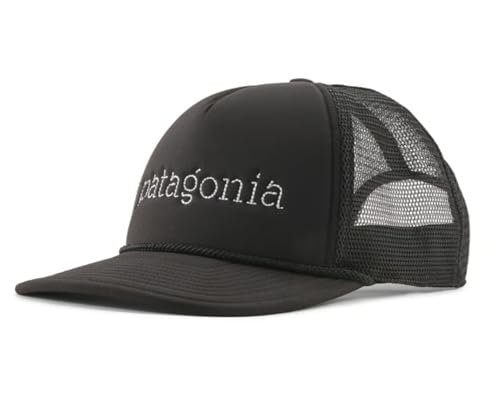 PATAGONIA Broadcaster Hat All Strata Text: Black von Patagonia