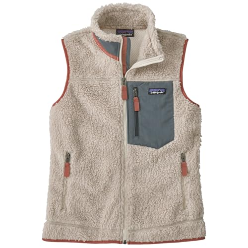 PATAGONIA Damen W's Classic Retro-X Vest Weste, Natürlich mit Jugendgrün, 42 von Patagonia