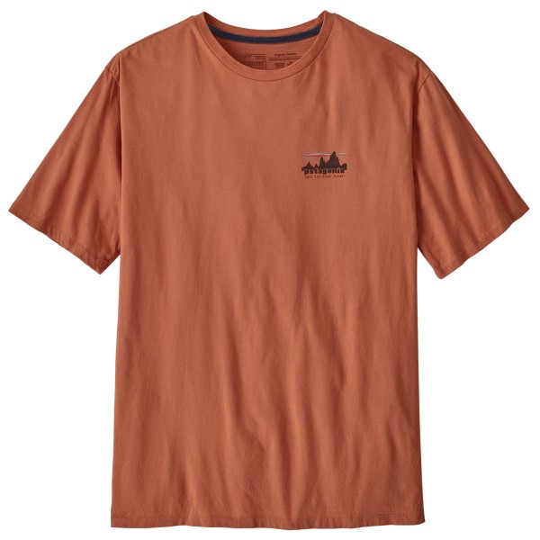 Patagonia - 73 Skyline Organic T-Shirt - T-Shirt Gr M rot von Patagonia