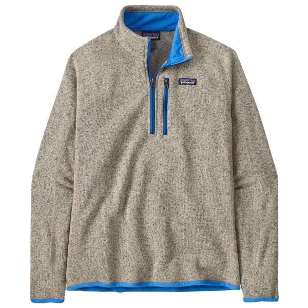 Patagonia - Better Sweater 1/4 Zip - Fleecepullover Gr M grau/beige von Patagonia