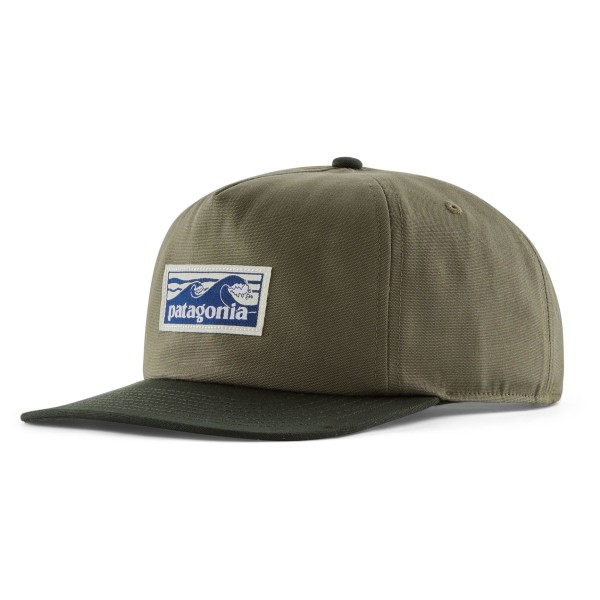 Patagonia - Boardshort Label Funfarer Cap - Cap Gr One Size oliv von Patagonia