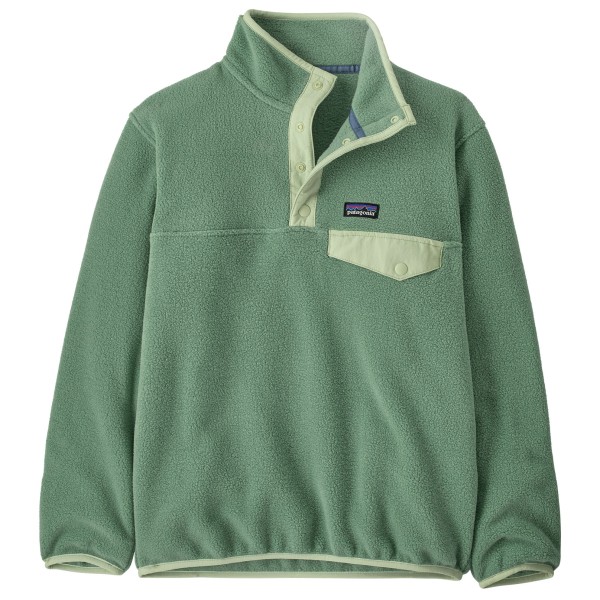 Patagonia - Boy's Lightweight Synchilla Snap-T Pullover - Fleecepullover Gr M grün von Patagonia