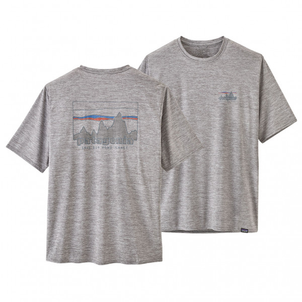 Patagonia - Cap Cool Daily Graphic Shirt - Funktionsshirt Gr S grau von Patagonia