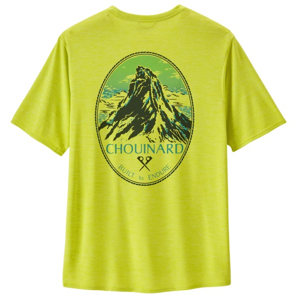 Patagonia - Cap Cool Daily Graphic Shirt Lands - Funktionsshirt Gr M grün von Patagonia