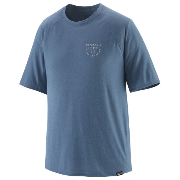 Patagonia - Cap Cool Trail Graphic Shirt - Funktionsshirt Gr L blau von Patagonia