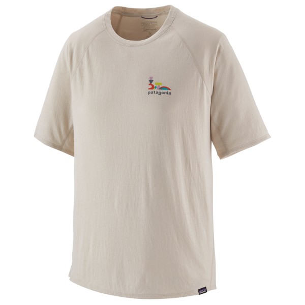 Patagonia - Cap Cool Trail Graphic Shirt - Funktionsshirt Gr S grau von Patagonia