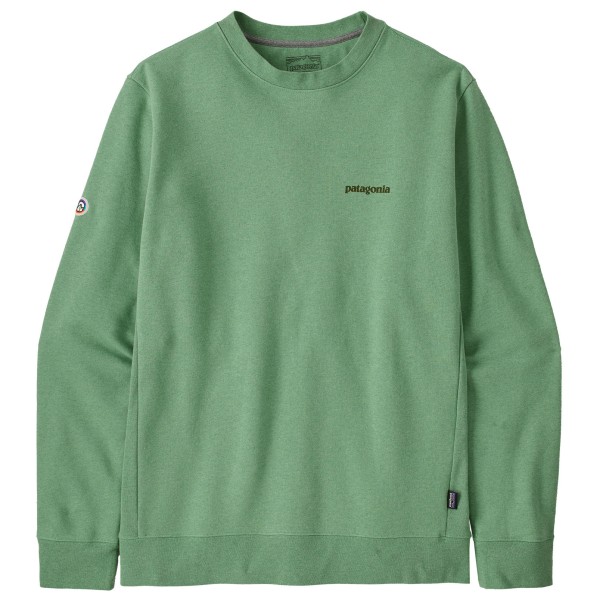 Patagonia - Fitz Roy Icon Uprisal Crew Sweatshirt - Pullover Gr M grün von Patagonia